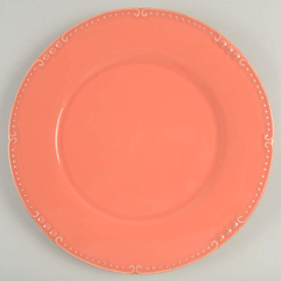 Isabella Coral Service Plate (Charger) by Skyros-1