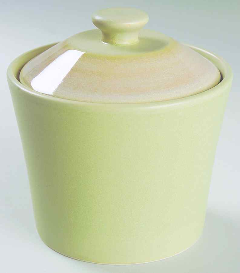 Impressions Sage Sugar Bowl & Lid by Sango-1