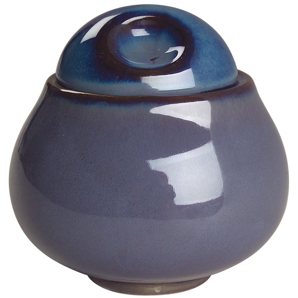 Concepts Eggplant Sugar Bowl & Lid by Sango-1