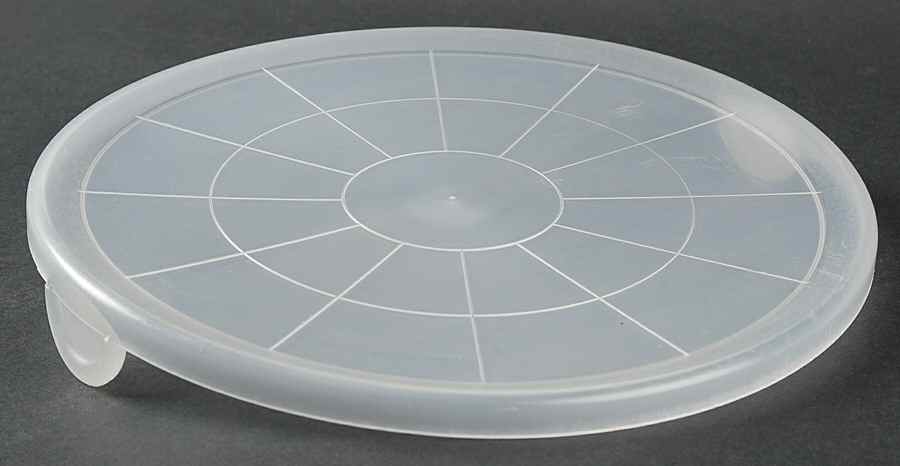 Concepts Eggplant Plastic Lid for 8" Ceramic Storage Bowl by Sango-1