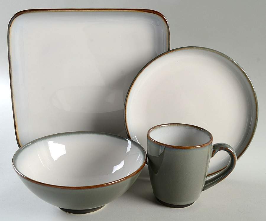 Concepts Avocado 4 Piece Place Setting by Sango-1