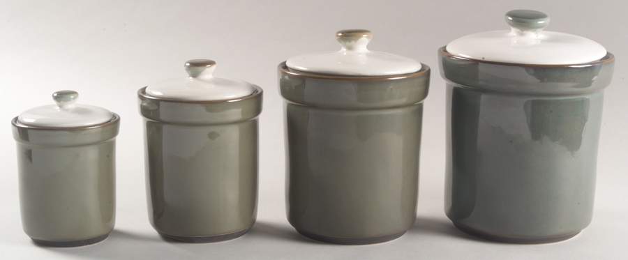Concepts Avocado (4 Piece) Canister Set (Box Set) by Sango-1