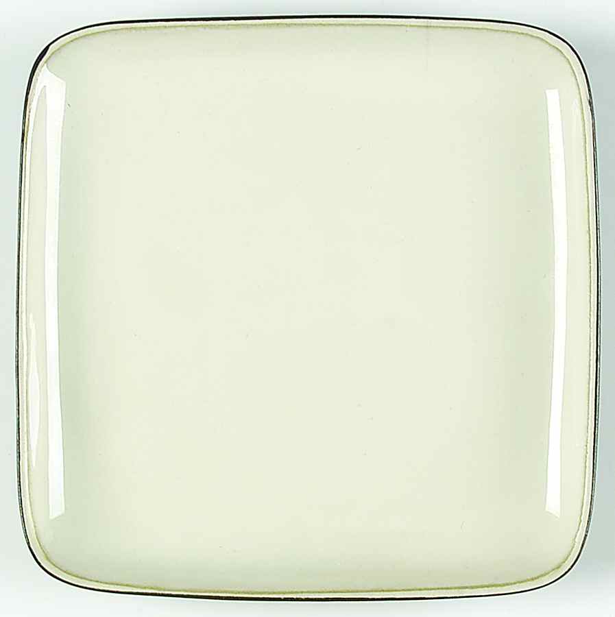 Sensation Black Square Salad Plate by Sango-1