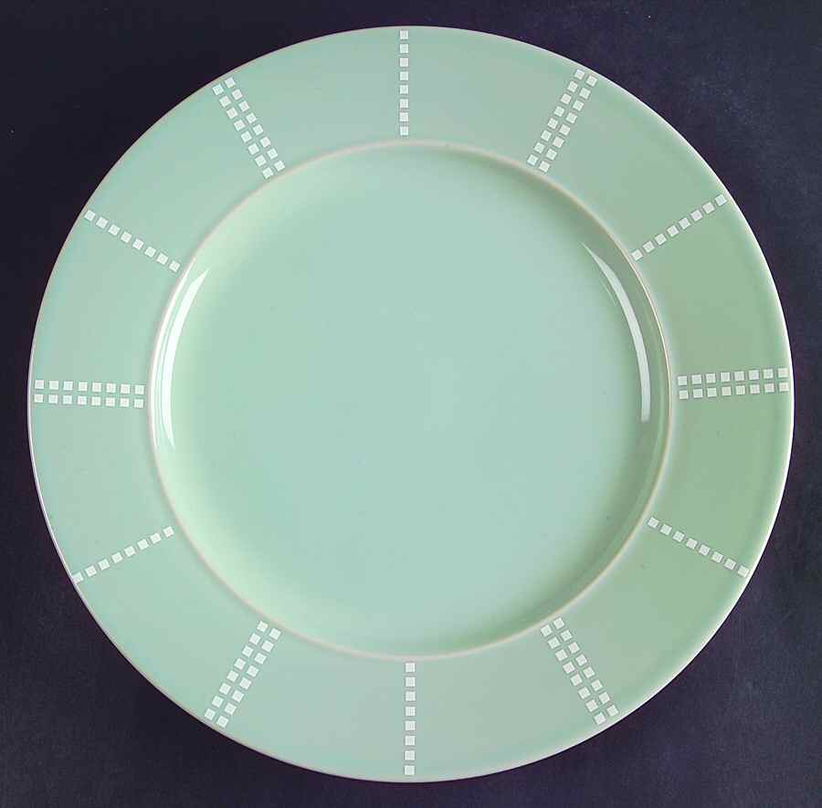 Pezze Green Dinner Plate by Studio Nova-1