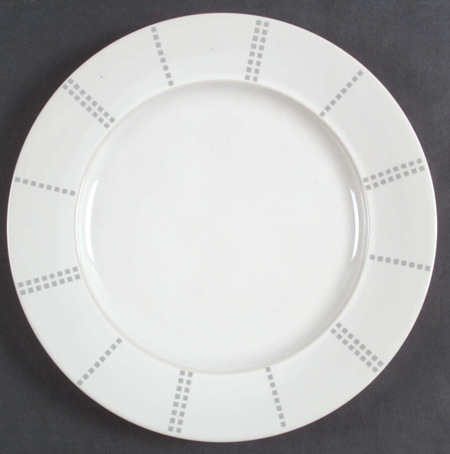 Pezze Gray Dinner Plate by Studio Nova-1