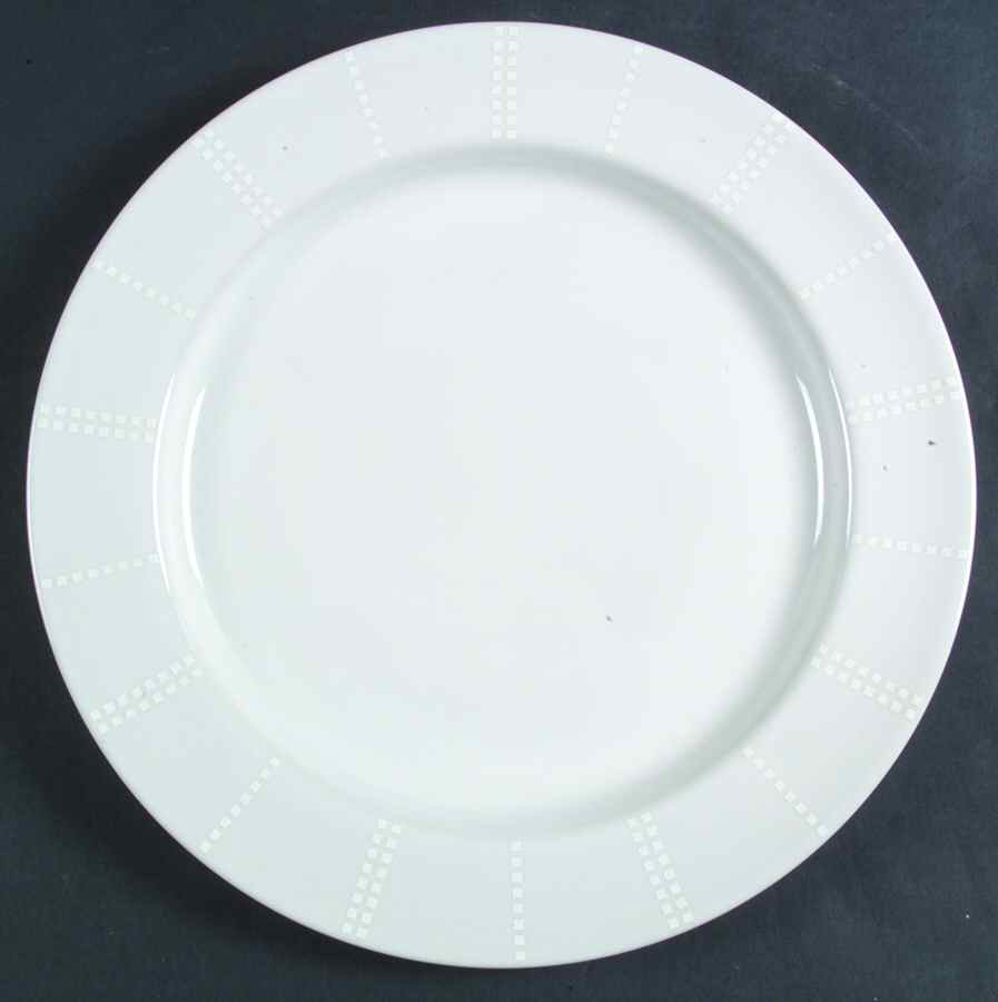 Pezze White 12" Chop Plate (Round Platter) by Studio Nova-1