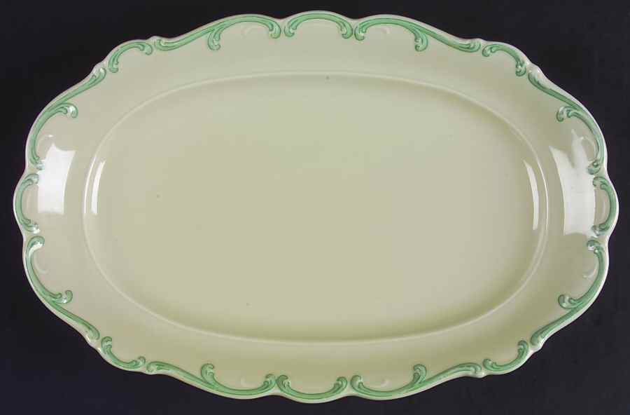 SCH496 14" Oval Serving Platter by Schumann - Bavaria-1