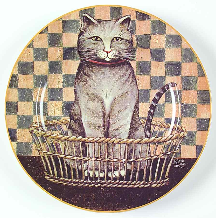 Country Kitties Salad/Dessert Plate by Sakura-1