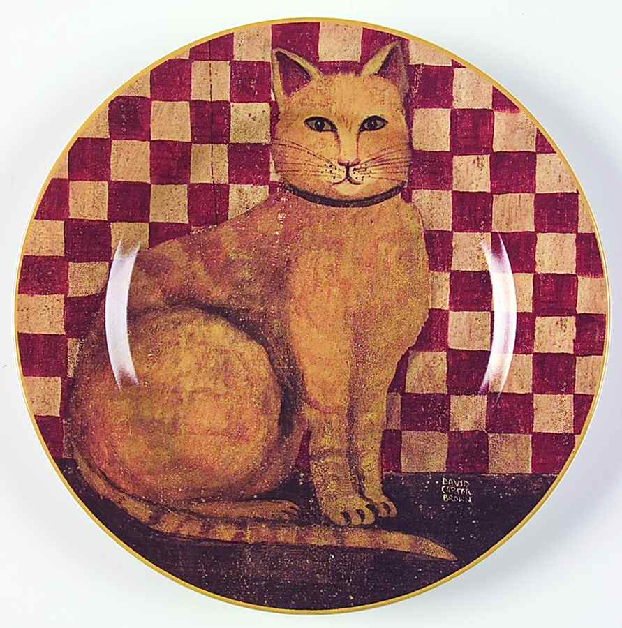Country Kitties Salad/Dessert Plate by Sakura-1