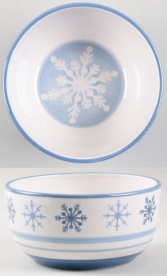 Winter Frost Coupe Cereal Bowl by St Nicholas Square-1