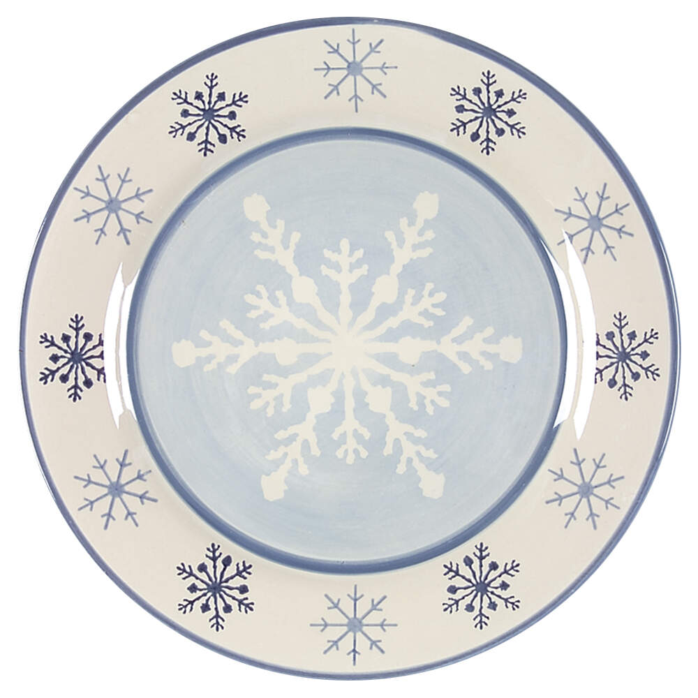 Winter Frost Salad Plate by St Nicholas Square-1