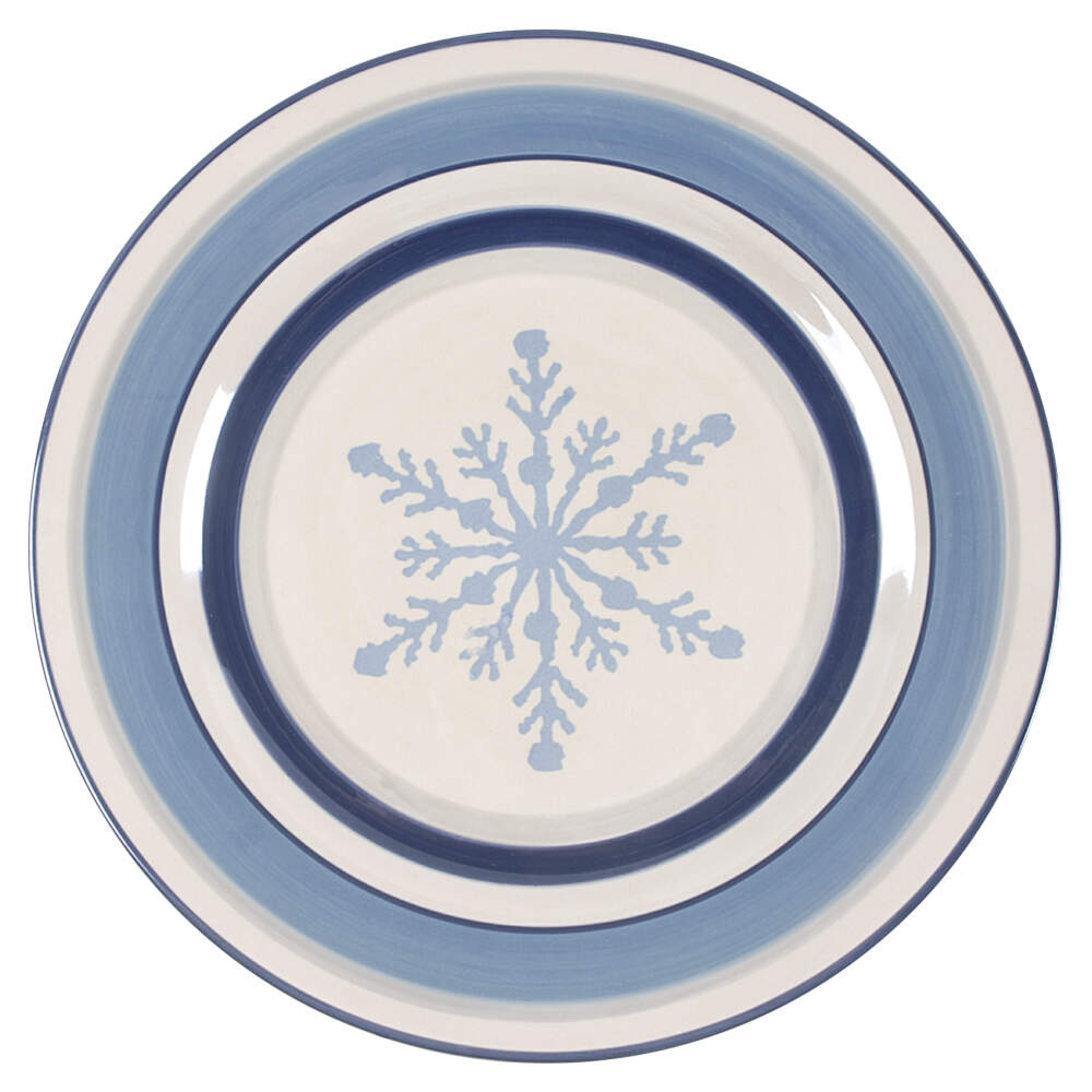 Winter Frost Dinner Plate by St Nicholas Square-1