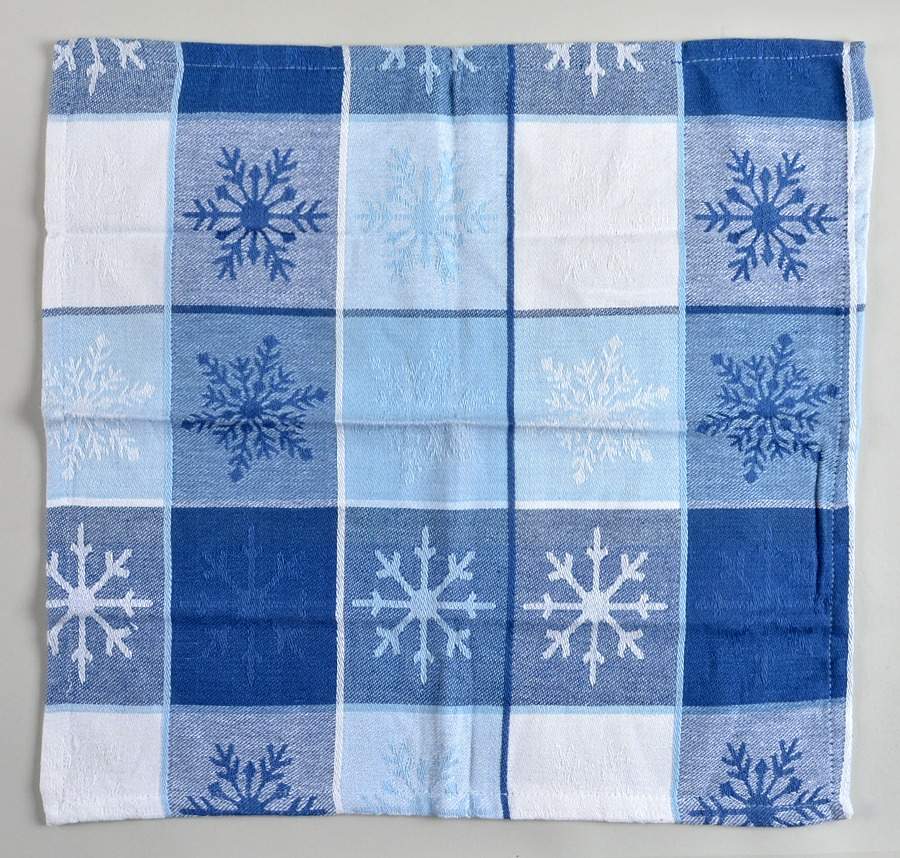 Winter Frost Cloth Napkin by St Nicholas Square-1