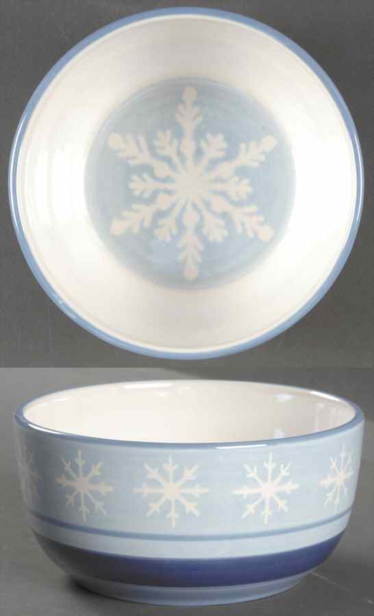 Winter Frost Coupe Cereal Bowl by St Nicholas Square-1