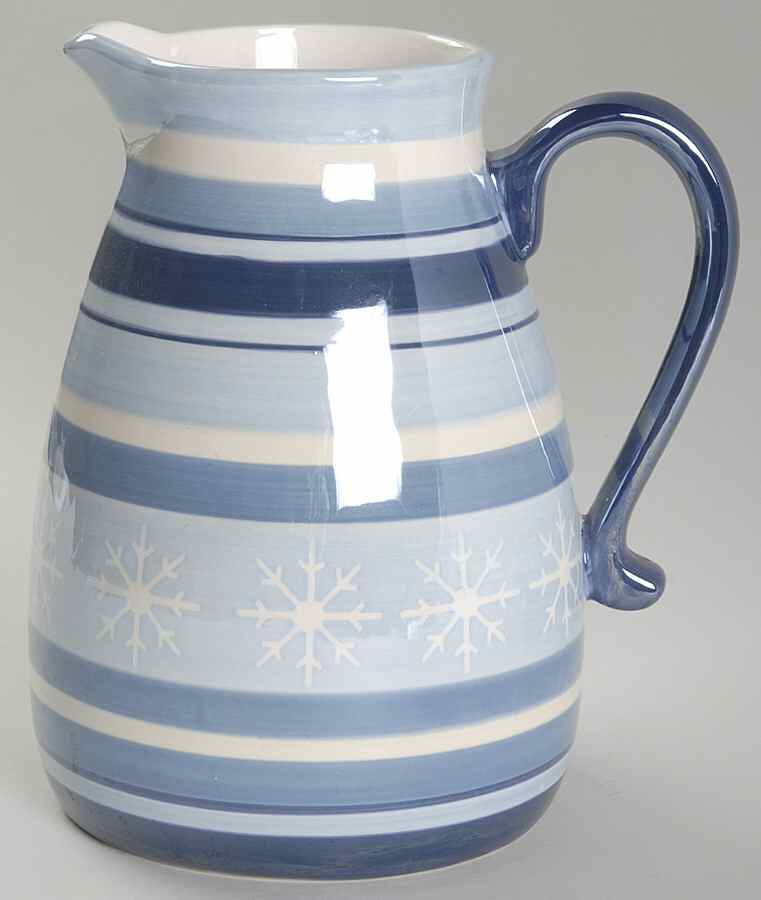 Winter Frost 64 Oz Pitcher by St Nicholas Square-1