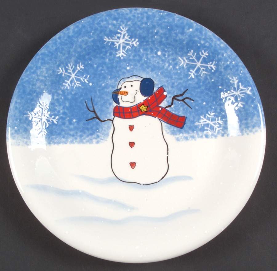 Button Tree Button Up Salad Plate by St Nicholas Square-1
