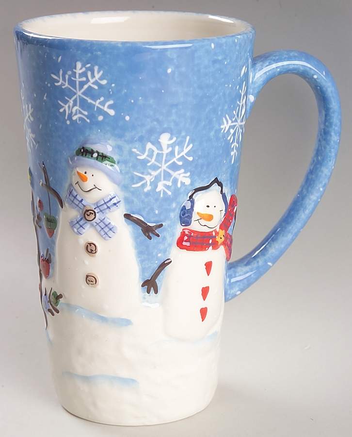 Button Tree Button Up Latte Mug by St Nicholas Square-1