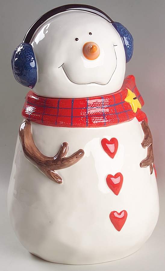 Button Tree Button Up Figural Cookie Jar & Lid by St Nicholas Square-1