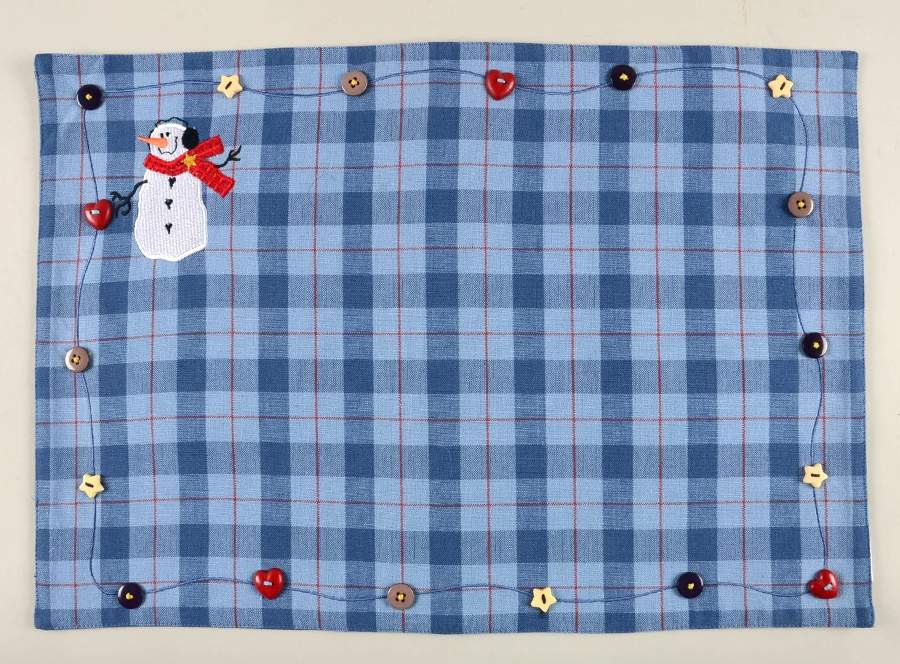 Button Tree Button Up Cloth Placemat by St Nicholas Square-1