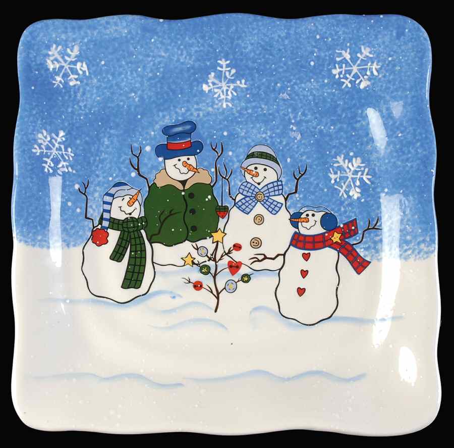 Button Tree Button Up Square Salad Plate by St Nicholas Square-1