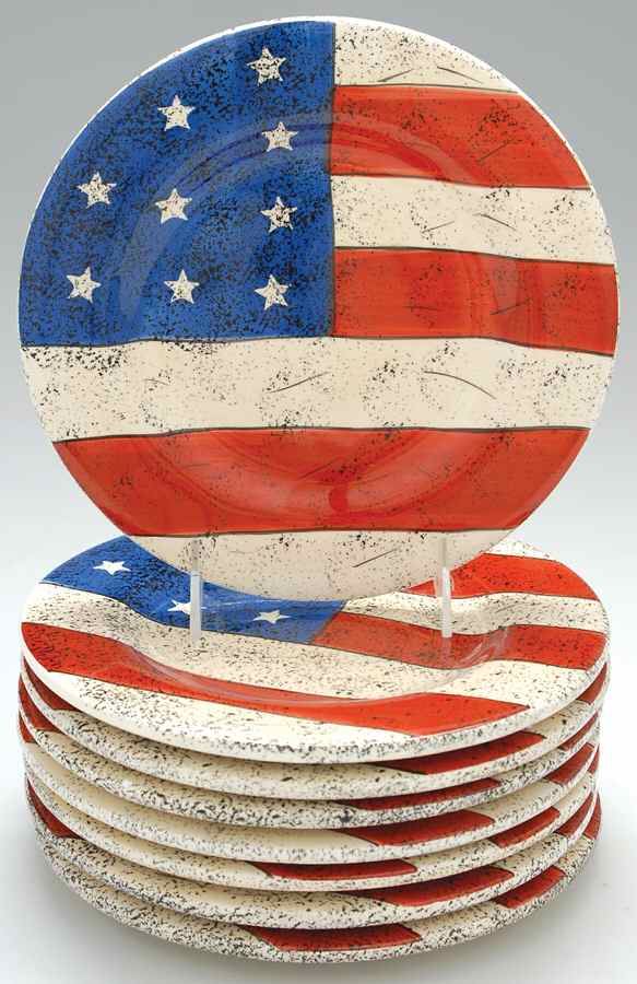 Colonial (No Trim) (Set of 8) Salad Plates by Sakura-1