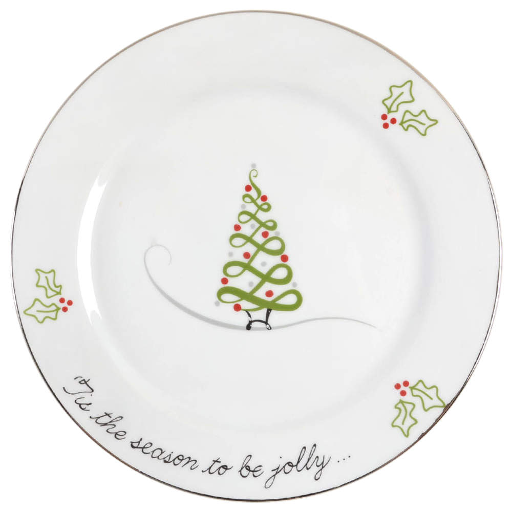 Tis the Season Dinner Plate by St Nicholas Square-1