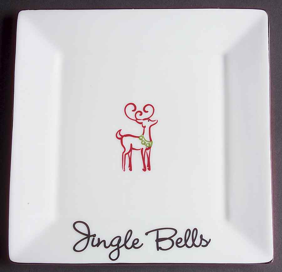 Tis the Season Square Salad Plate by St Nicholas Square-1