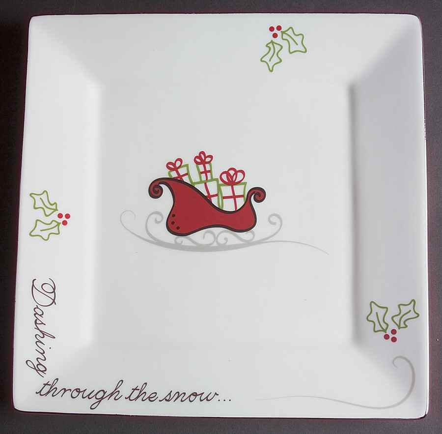 Tis the Season Square Dinner Plate by St Nicholas Square-1