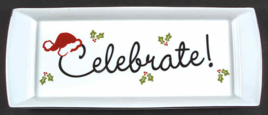 Tis the Season 13" Rectangular Tray by St Nicholas Square-1