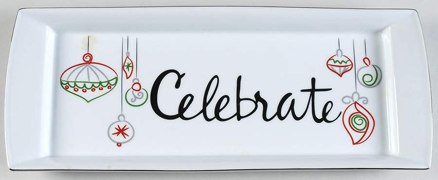 Tis the Season 13" Rectangular Tray by St Nicholas Square-1