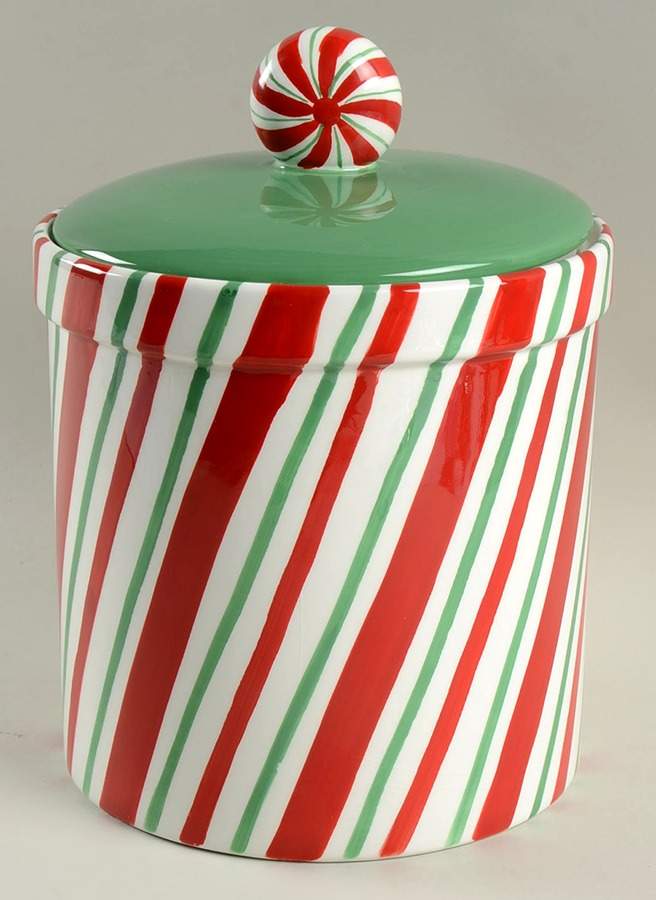 Candy Greetings Cookie Jar & Lid by St Nicholas Square-1