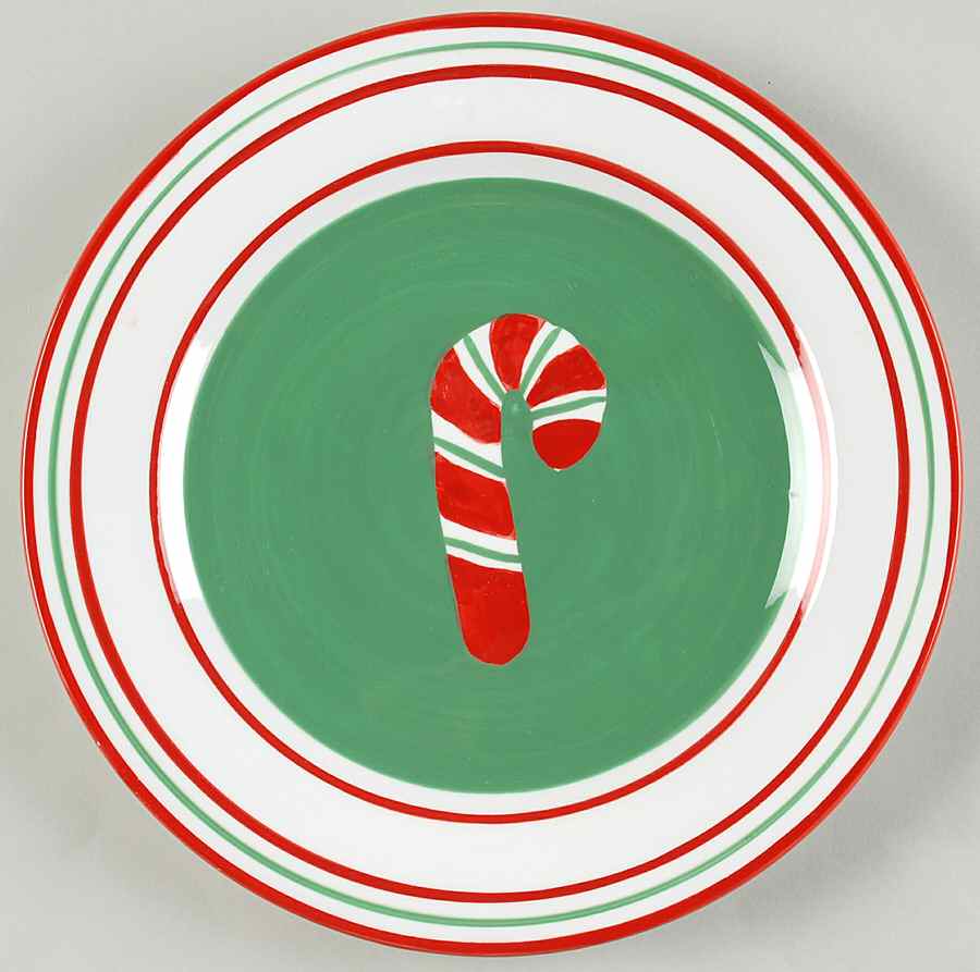 Candy Greetings Salad Plate by St Nicholas Square-1