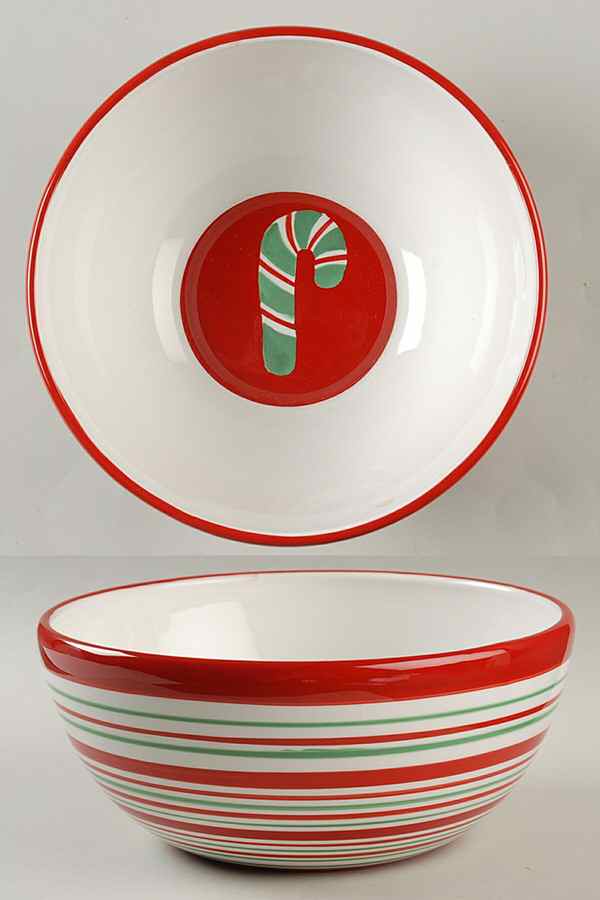 Candy Greetings 9" Round Serving Bowl by St Nicholas Square-1