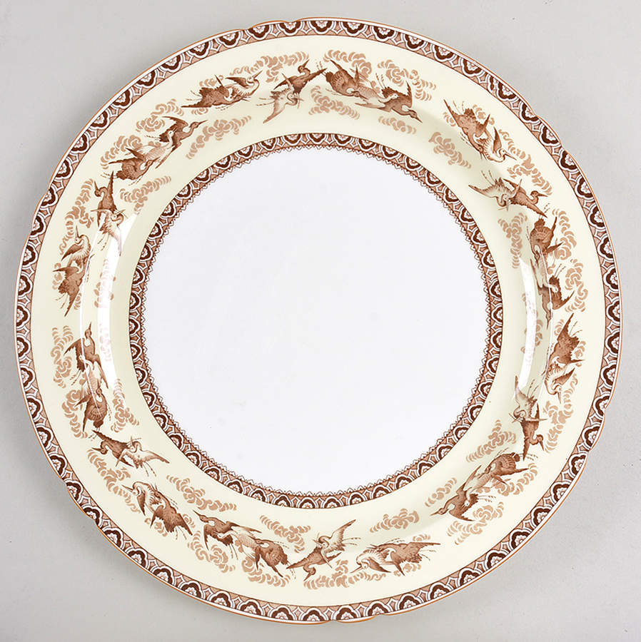 12778 (Scallop) 13" Chop Plate (Round Platter) by Shelley-1