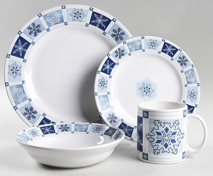 Winter Frost 4 Piece Place Setting by Sakura-1