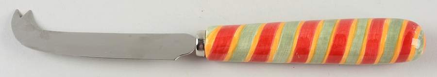 Christmastime in the City Cheese Knife with Stainless Blade by Sango-1