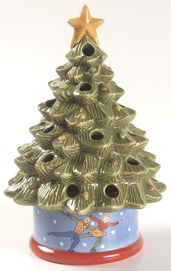 Christmastime in the City Figural 2 Piece Votive Candle by Sango-1
