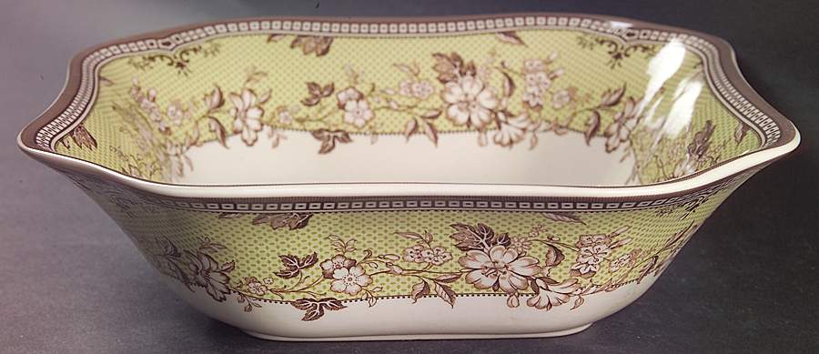 Cottage 9" Square Vegetable Bowl by Spode-1