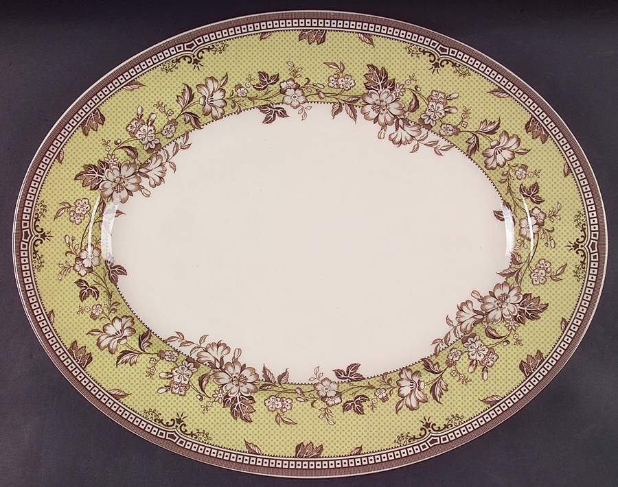 Cottage 15" Oval Serving Platter by Spode-1