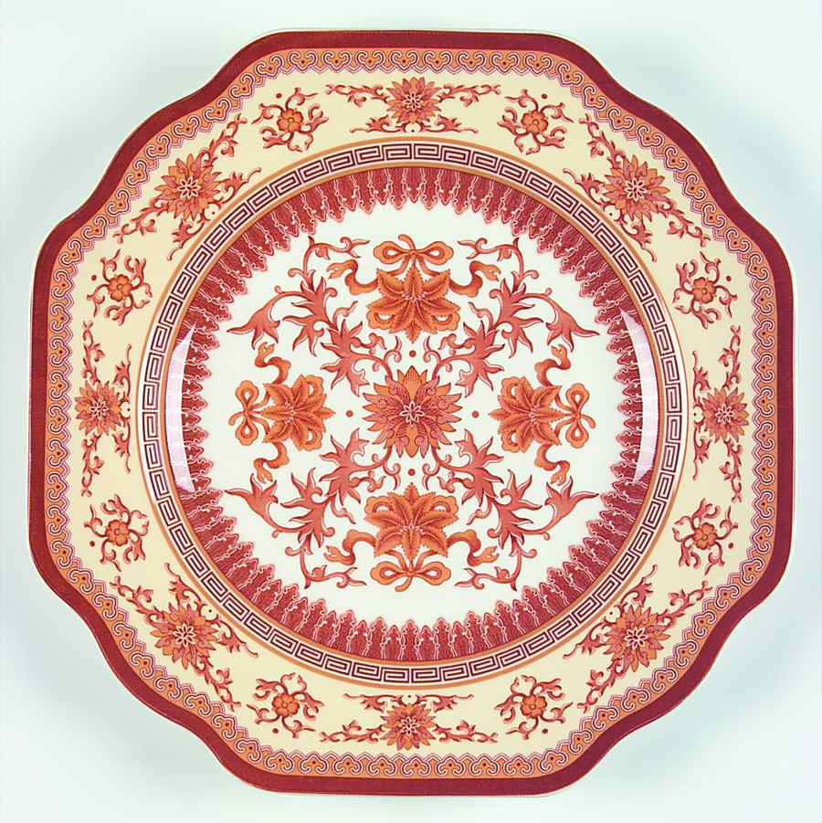 Home Accents Indian Red Buffet/Dessert Plate by Spode-1