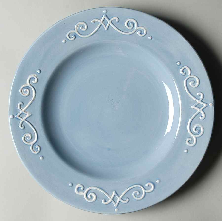 Soft Country Blue Dinner Plate by Stoney Hill-1