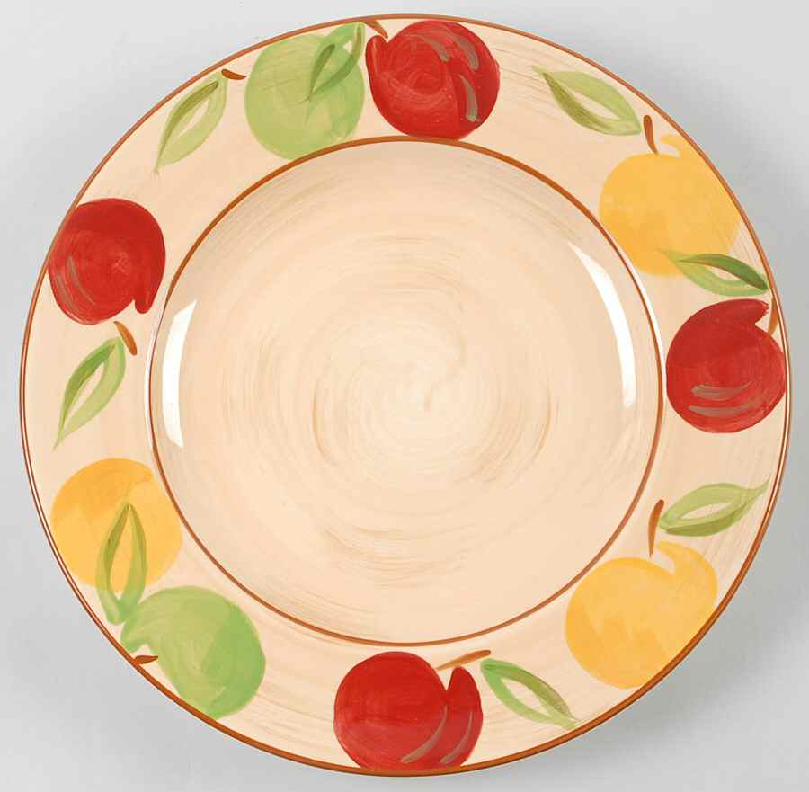 Apple Stripes Dinner Plate by Stoney Hill-1
