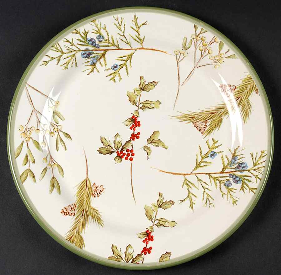 Holly Greens Dinner Plate by Sonoma Home-1