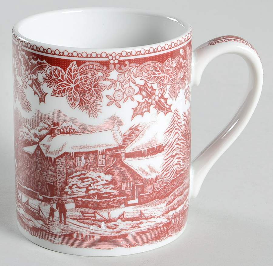 Winter's Eve Red (Camilla) Mug by Spode-1