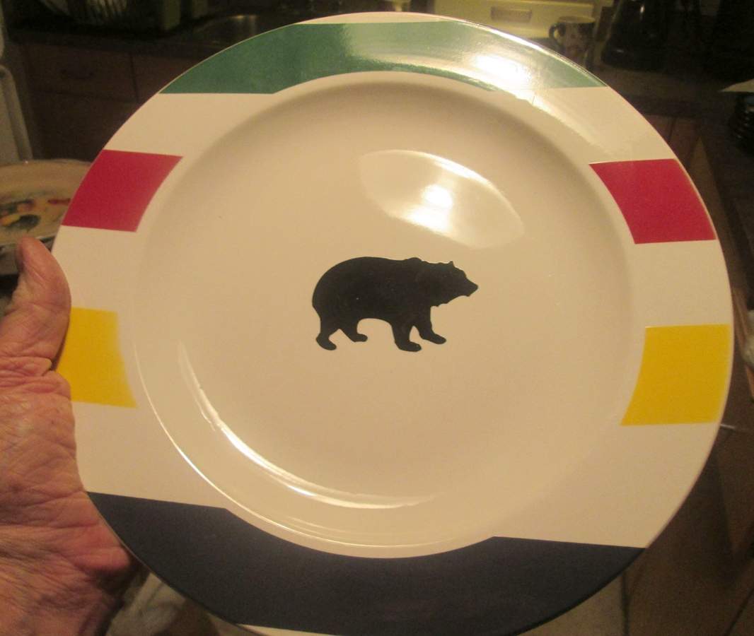 Adirondack Stripes Dinner Plate by Stoney Hill-1