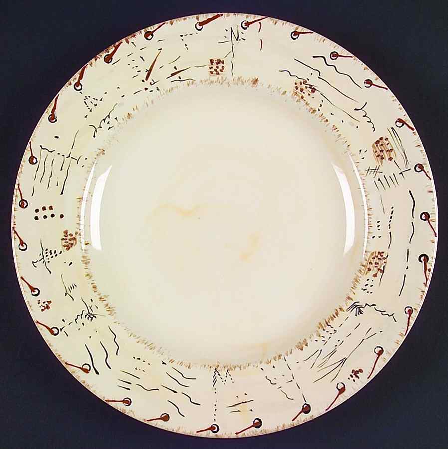 Birch Bark Dinner Plate by Stoney Hill-1