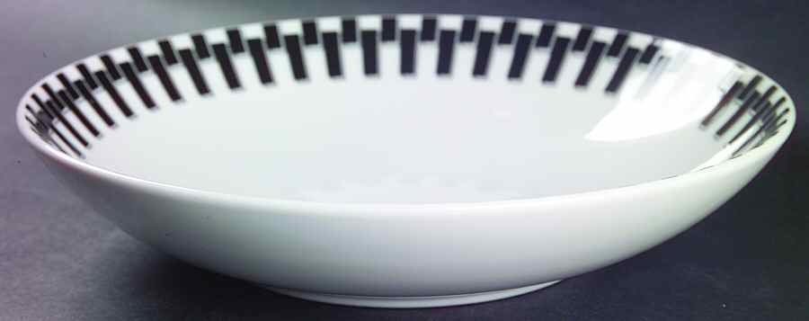 Foley Square Black Soup/Cereal Bowl by Studio Nova-1
