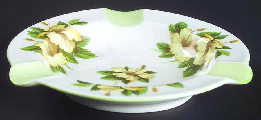 Hibiscus 5" Ashtray by Shelley-1