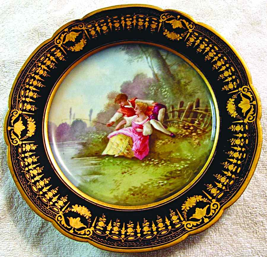 SPF24 Luncheon Plate by Sevres Porcelain (France)-1