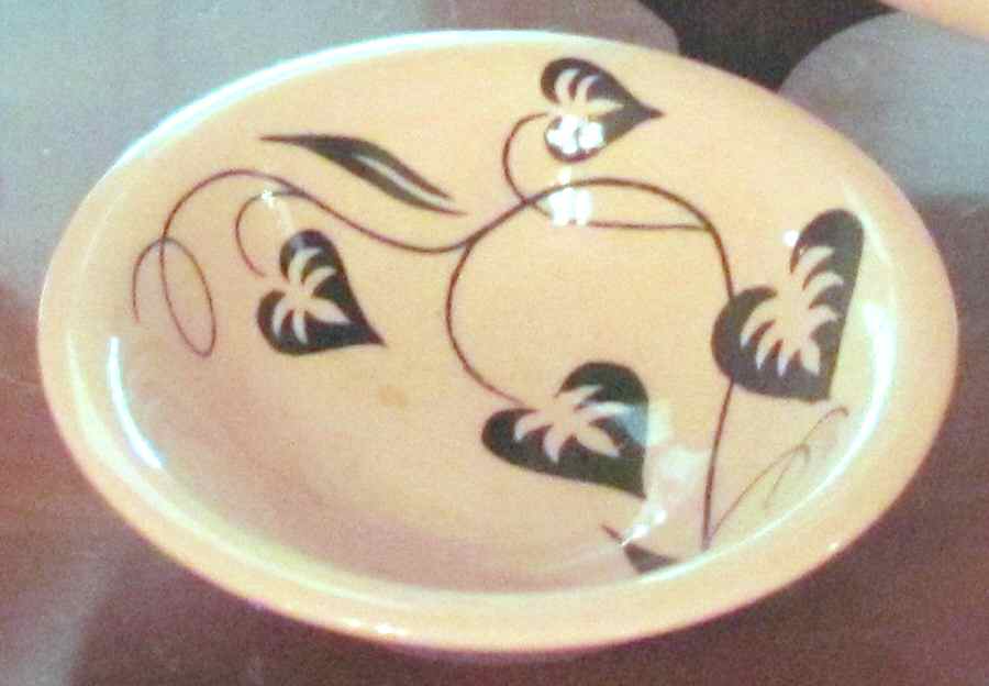 Black Ivy Coupe Soup Bowl by Sterling China (USA)-1